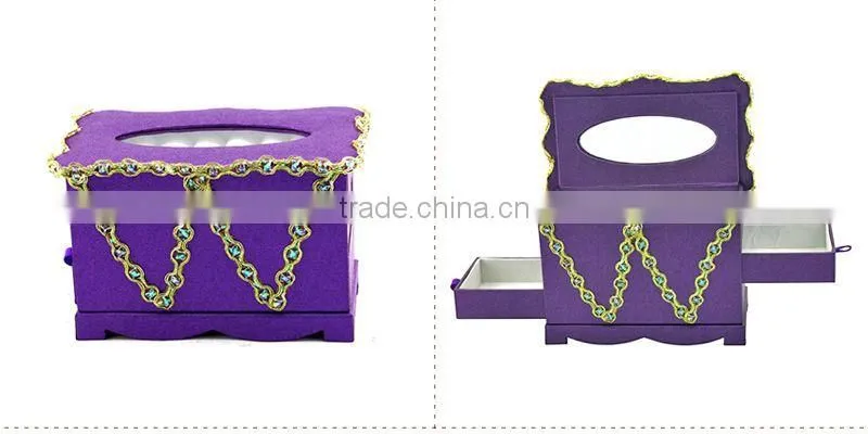 Promotion transparent lock jewelry box