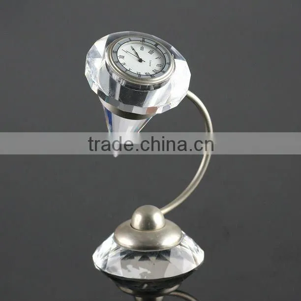 antique crystal candle holder