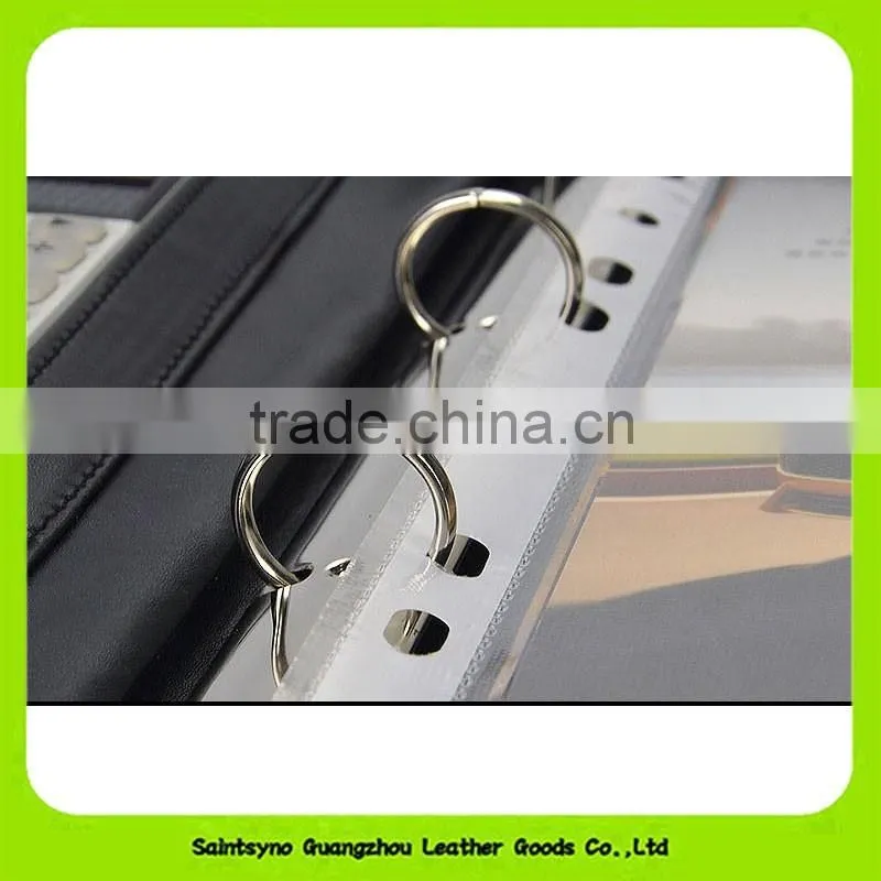 2016 New arrival leather business card folder a4 leather bound folder