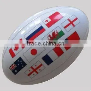 machine stitched PVC rugby ball
