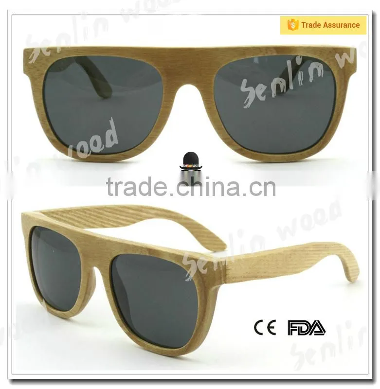 New Style Polarized Sun Glasses Wood For fashion women and handsome men