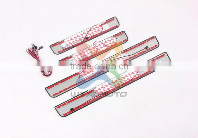 New Comming!Stainless Steel 2014 TOYOTA ALLION LED door sill plate-led