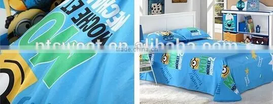 100%cotton bedding set,car duvet cover, cartoon bedroom set