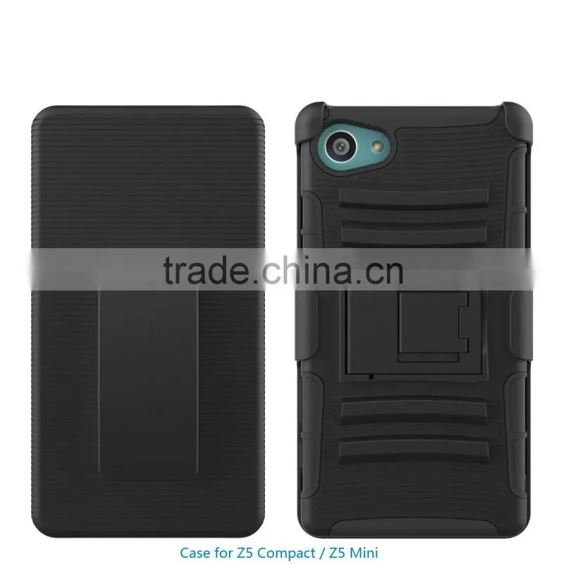 New arrival Fashion Hard Future Armor Impact Hybrid Hard Case Cover case for sony xperia z5 compact alibaba china