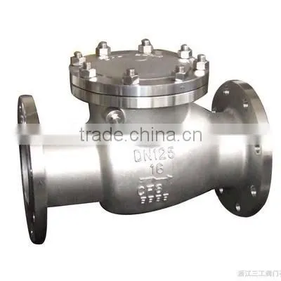 316Stainless Steel Ball float Check Valve For Water Oil Gas
