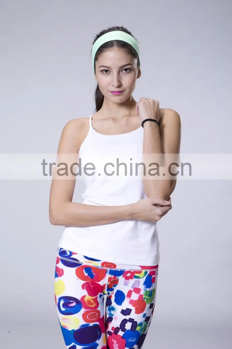 Women Sports Sleeveless Shirt Stringer Tank Top With Custom Private Label