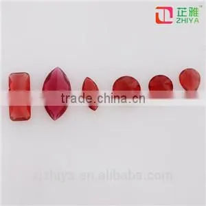 Cheapest Round Shape point back loose stone , Crystal White Stone