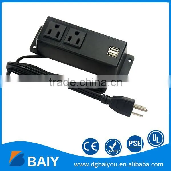 Made in China competitive price 3 American plug wall socket outlet
