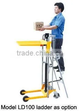 Foot Pedel Type Manual Hydraulic Platform Stacker