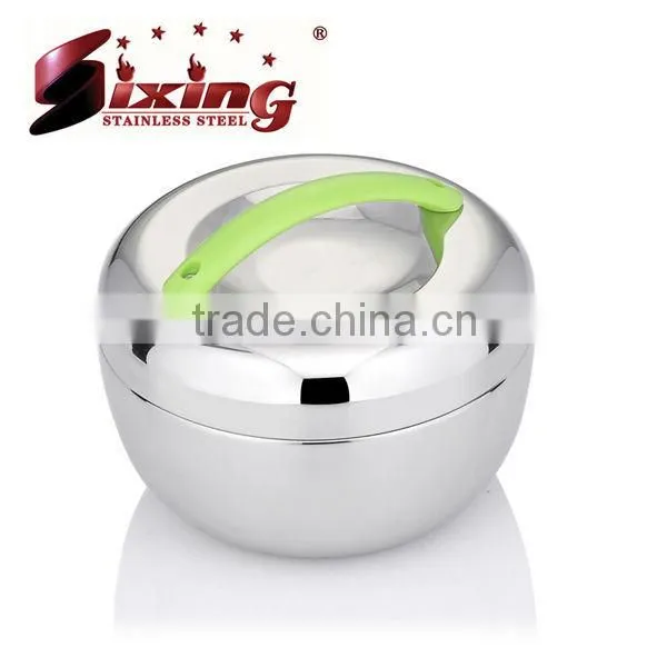 Apple Shape Stainless Steel Keep Warm Food Carrier