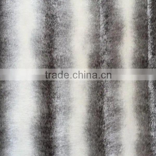 strip fake fur pattern vinyl wallpaper