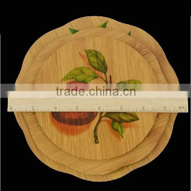 Hot Sale Bamboo Table Mat with Chinese History Pattern