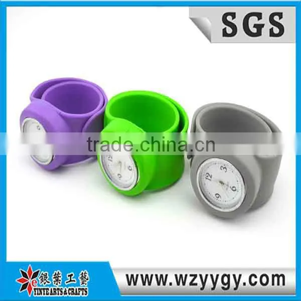 Fashion slap silicone watch for kids