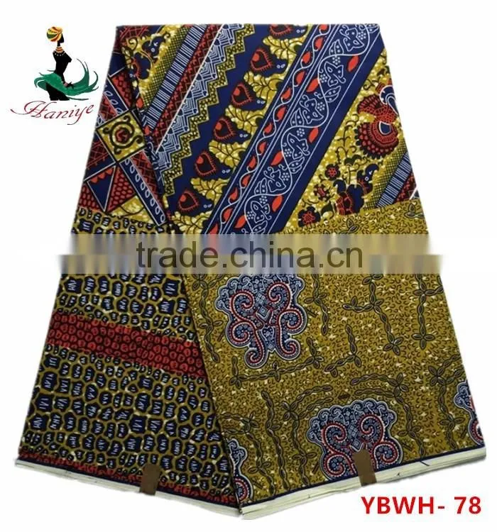 African Fabric For Sale Wax Prints Cotton Fabric for lady