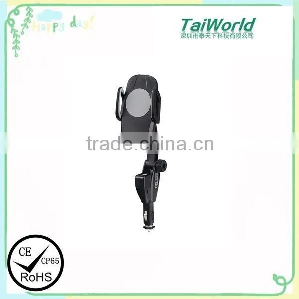 2016 Newest Design Vehicle Wireless Charger Universal Rotating Car Mount Holder Wirless Car Charger Holder