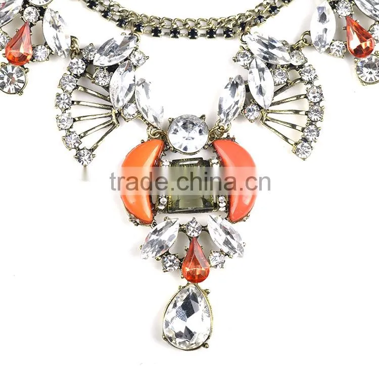 Hot alloy necklace earring jewelry set