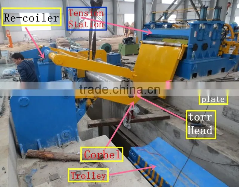hot sale hot rolled and cold rolled slitting and rewinding machine
