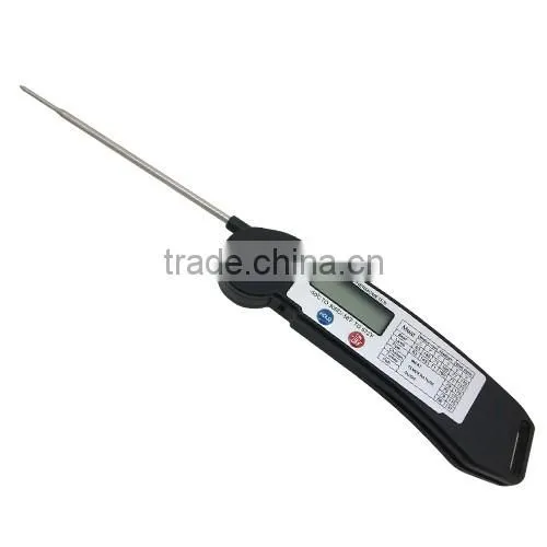 DTH-101 Folding Stainless Steel Kitchen thermometer , Digital Food Thermometer , Kitchen Cooking Thermometer