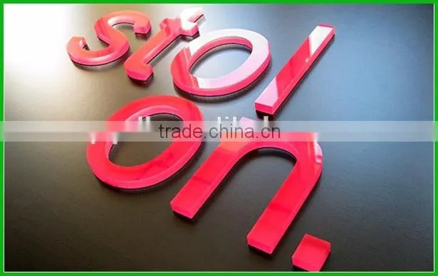 Custom PMS Color Acrylic Letters Sign Indoor