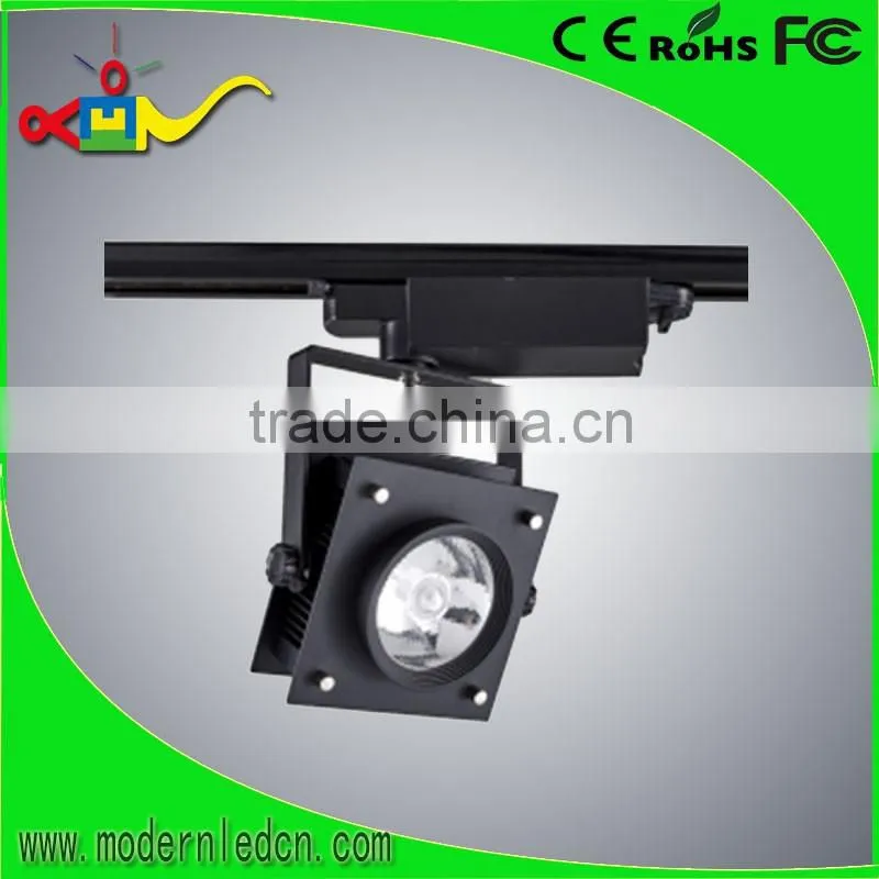 2016 new commercial lighting led track light 4 leaf
