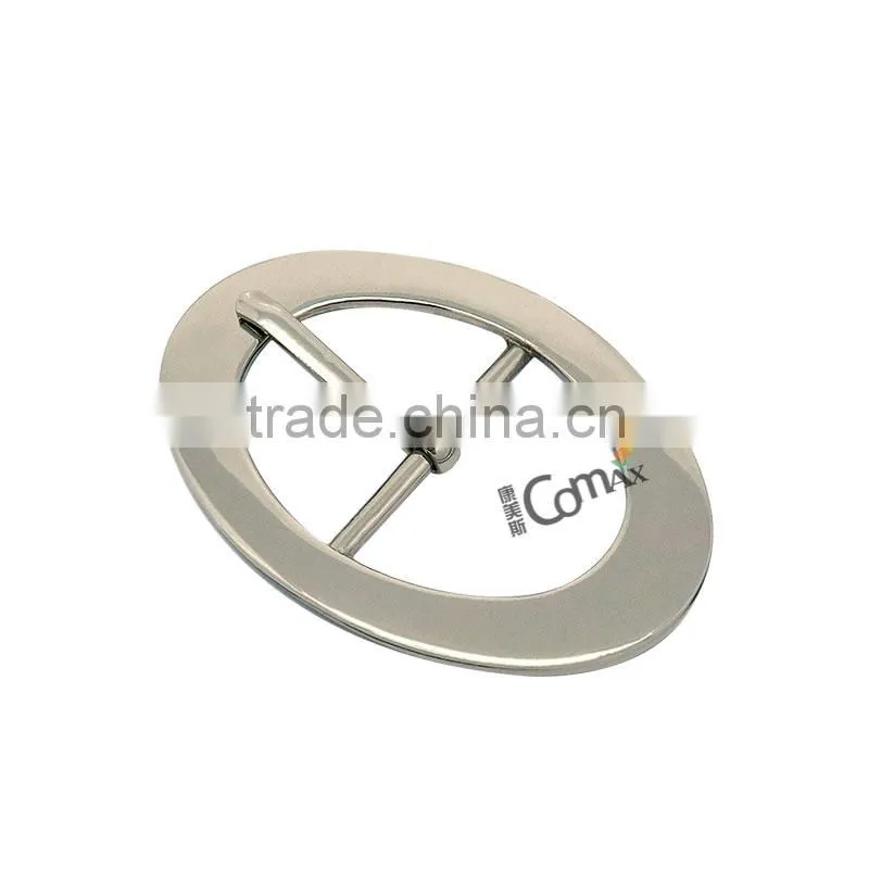 High Quality Fashion Oval Tri-Glide Nickel Metal Pin Buckle