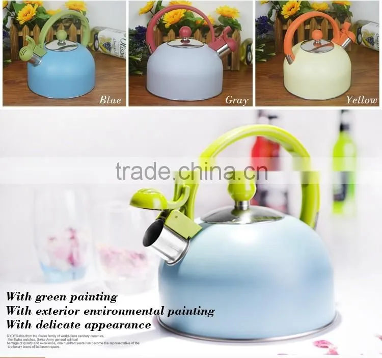 2016 new design kettle stainless steel for induction use