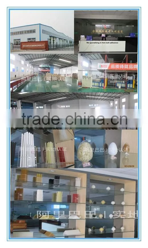 Factory EVA hotmelt adhesive glue stick for hand products and arts