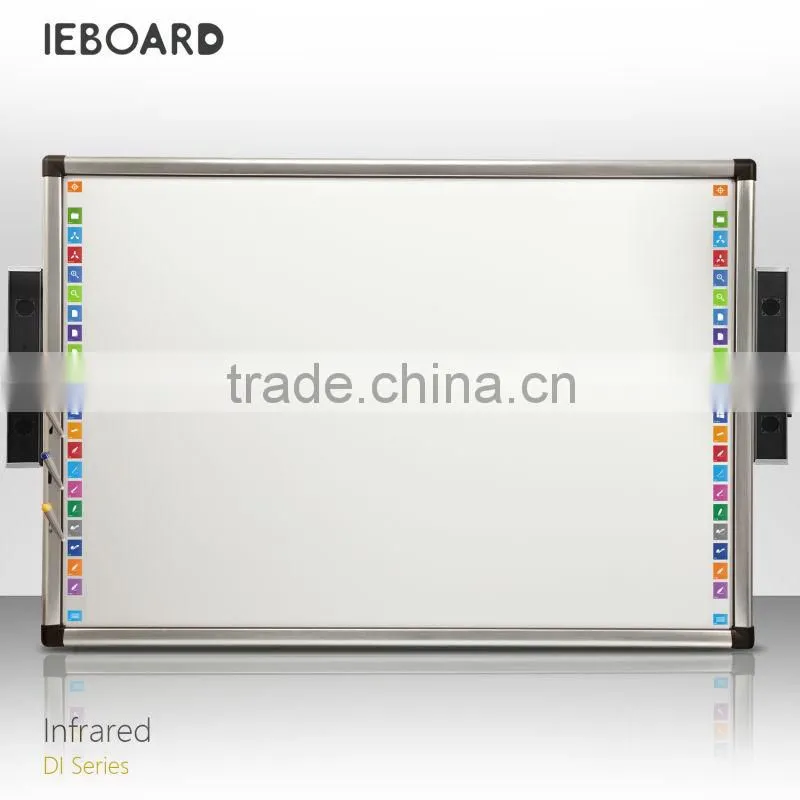 2 people to write at same tim by fast finger touch , classic dual touch finger touch 82 inch Infrared interactive whiteboard