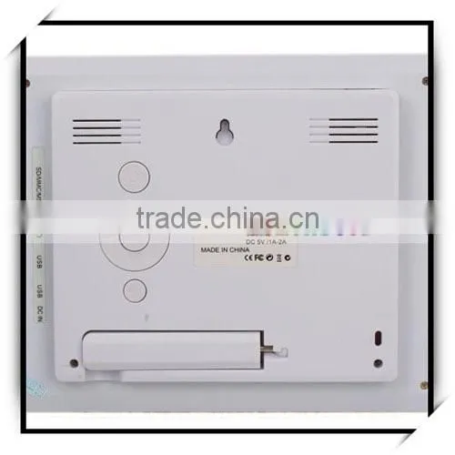 Hotsale 8 Inch Wide Screen Imitate For GADMEI LCD Digital Photo Frame White