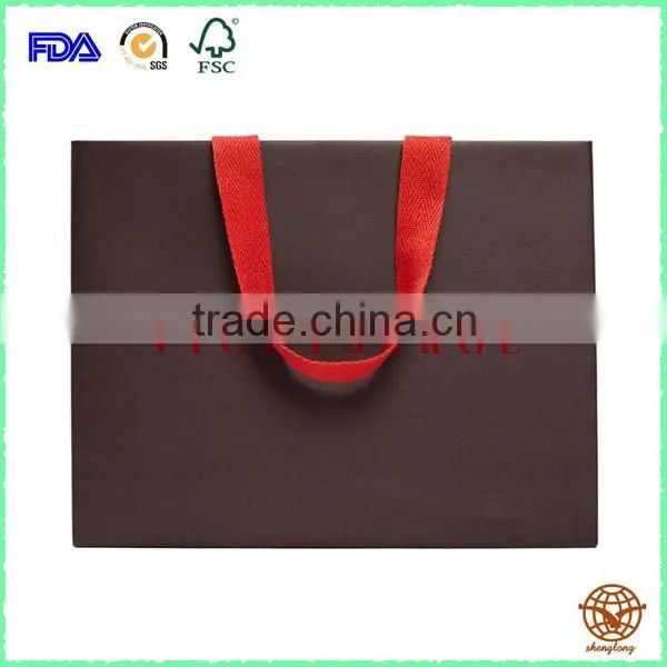 Luxury Custom Printed Shopping Paper Bag with Rope Handle