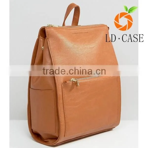 cheap ladies genuine leather backpack for laptop