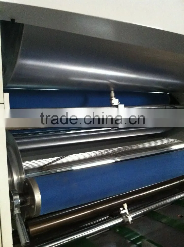 Semi-auto thermal bopp film laminating and splitting machine