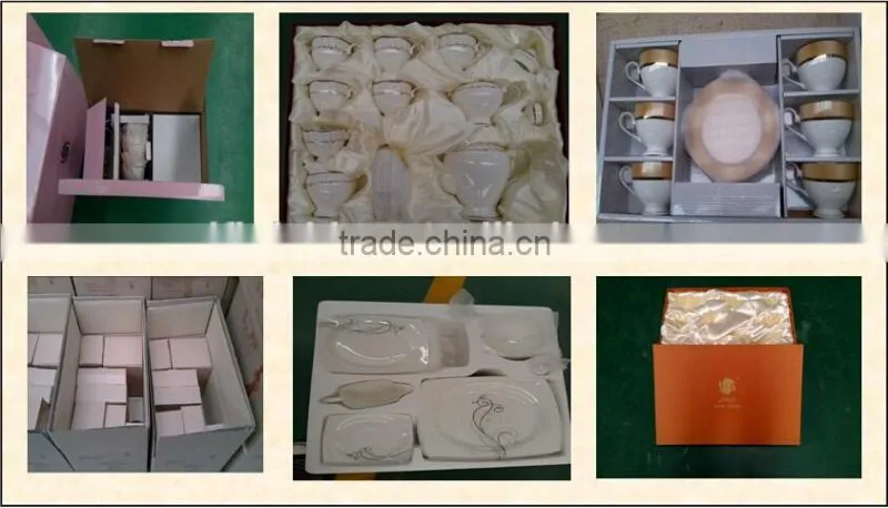 60 PCS square/round bone china Dinner Set, square plates, bone china dinnerware sets