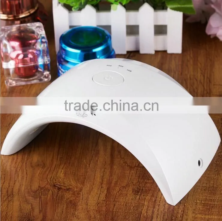 Hot selling new style led nail lamp professional 24W SUN with USB rechargeable power