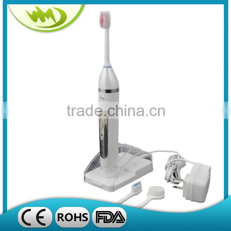 Nylon adult and baby waterproof sonic vibration electricial toothbrush