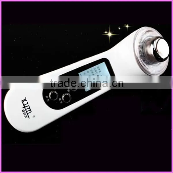 2014 new designed 3M ultrasonic beauty machine with LED photon therapy