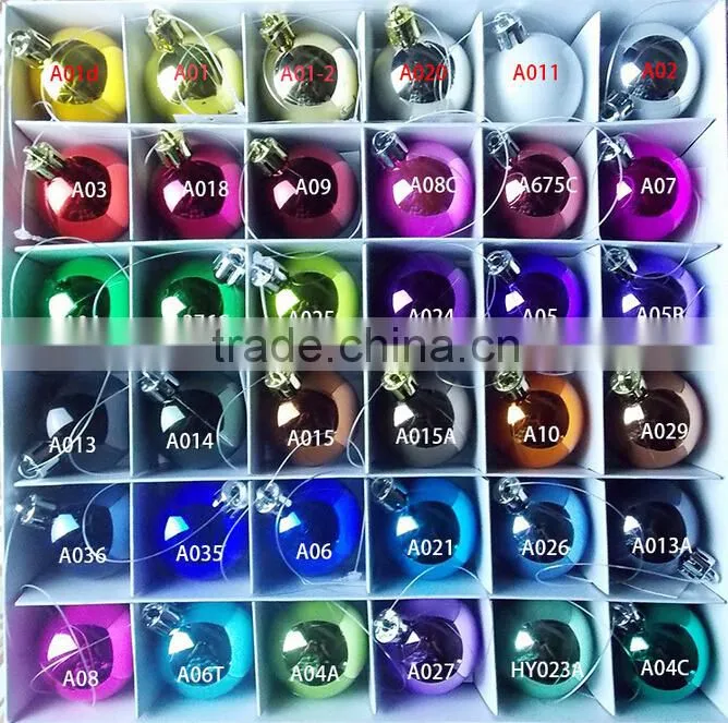 Wholesale Shatterproof Silver Splendor 4-Finish Christmas Ball Ornaments