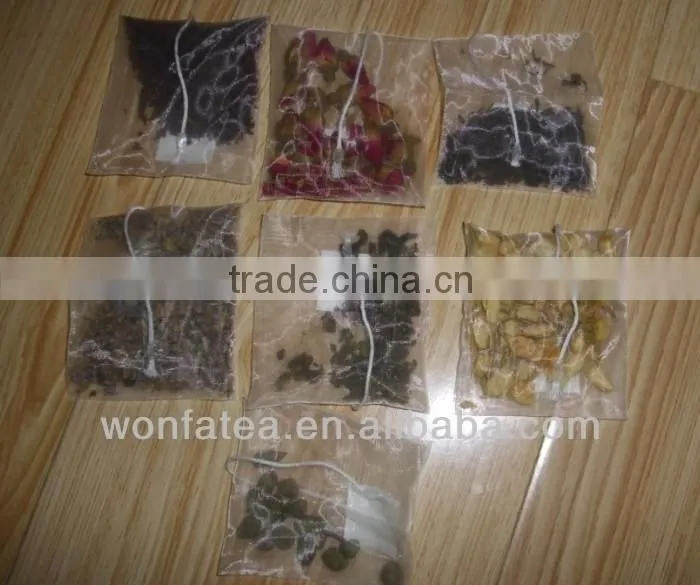 Nylon tea bag with all kinds of tea
