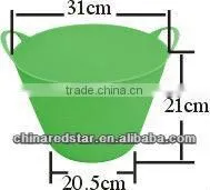 Soft Style Round Plastic Flexible Tubs