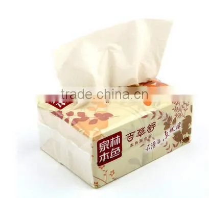 2 Ply Pull-out Soft Bag Facial Tissue Paper Super Soft Virgin Pulp Facial Tissue