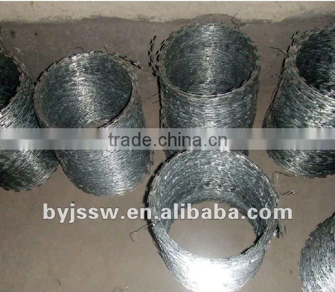 hot-dipped galvanized razor barbed wire