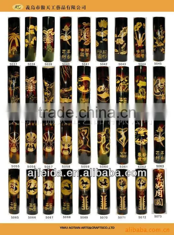Bamboo wall calendar