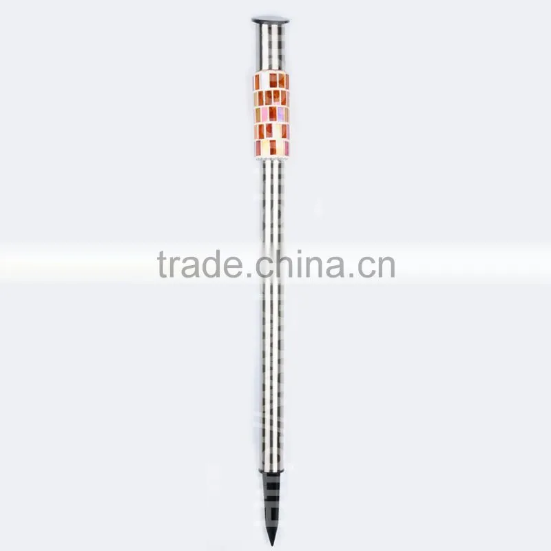 factory price high quanlity garden light waterproof led glass mosaic solar lights