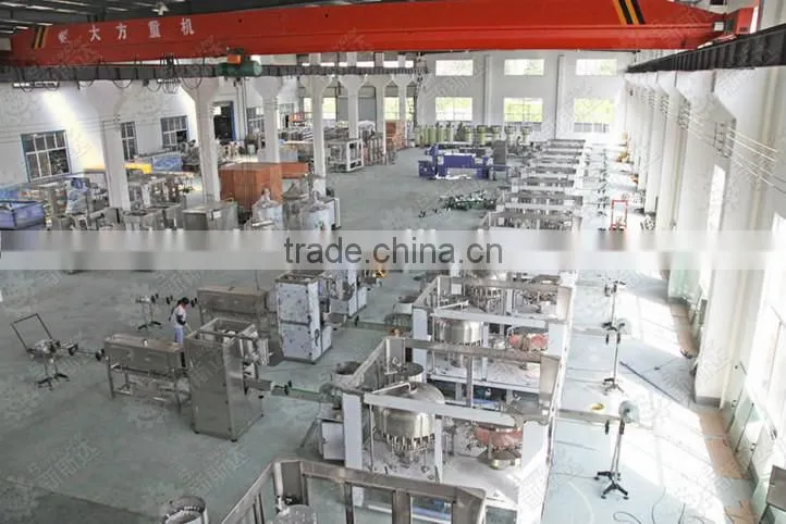 Rotary carbonated can filling machine