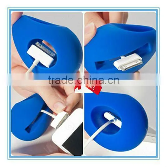 Portable Silicone Egg Speaker for Iphone 5
