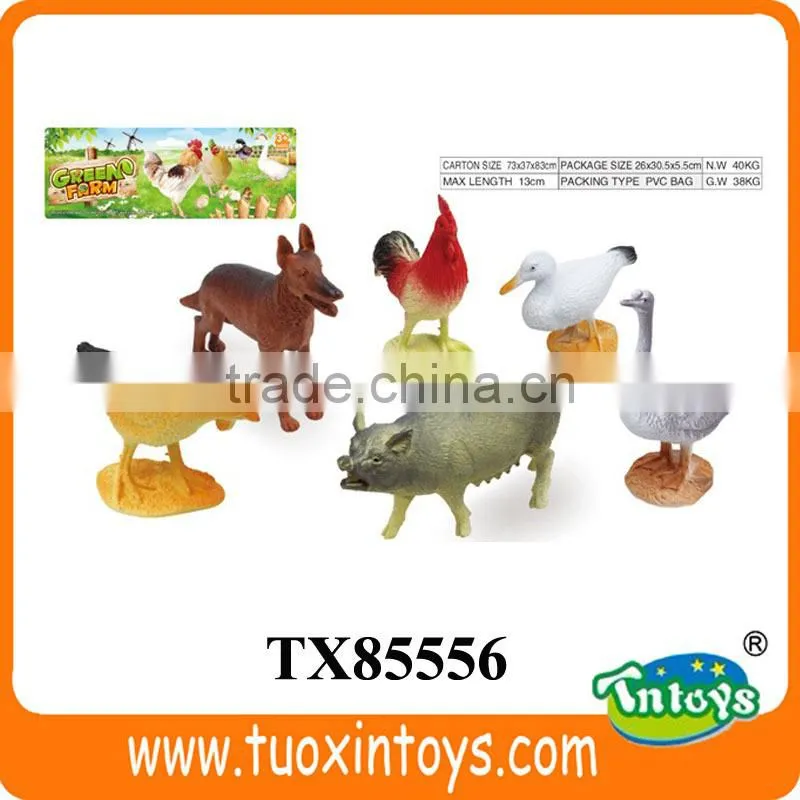 soft plastic farm animal toy, farm animal toys for kids, plastic animal toy farm