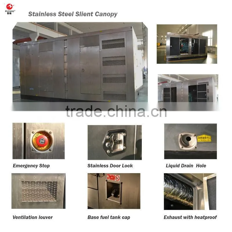 50Hz generator super silent diesel genset 350kva