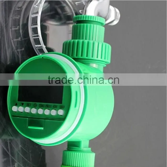 Hot sale irrigation drip system garden connector gear LED water timer