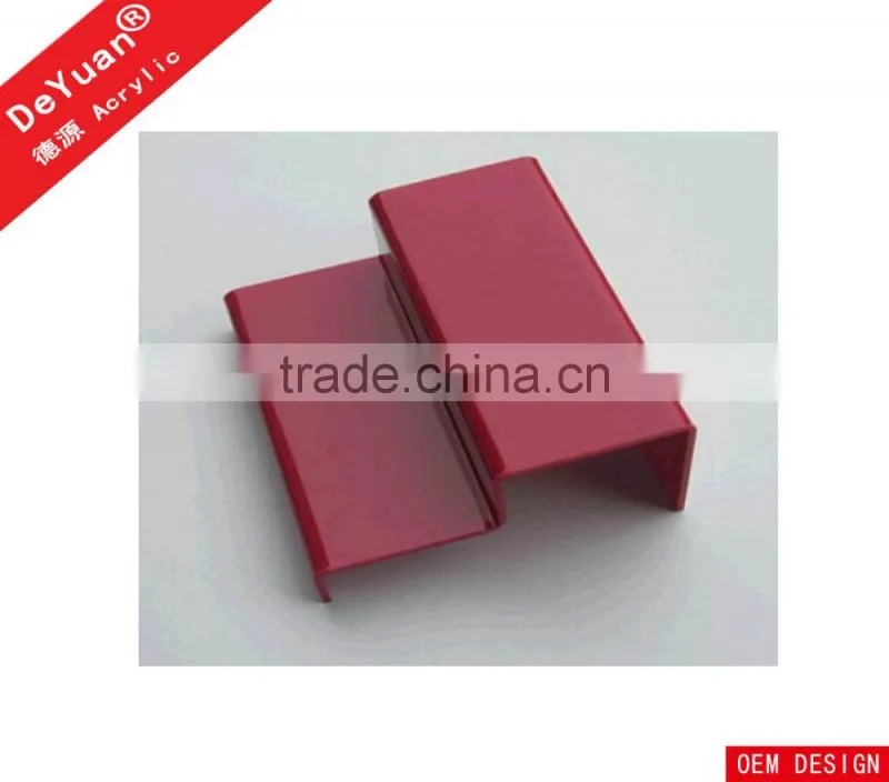 Two Layer Custom Color Acrylic Shoes Displayer