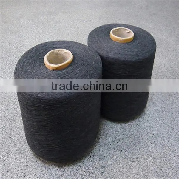 100% Cotton Black Yarn 2/20S Gloves Use Ring Spun Yarn